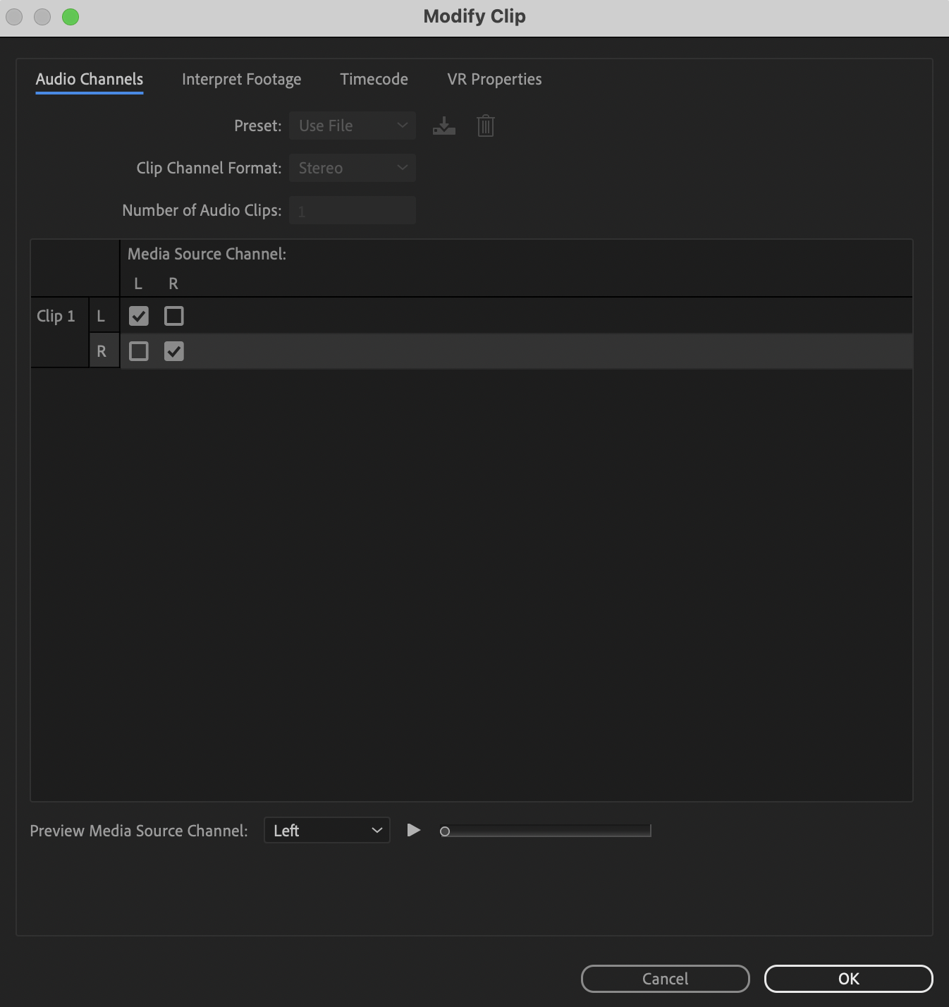Working with clips, channels, and tracks in Premiere Pro